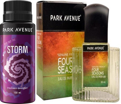 Park avenue Storm Spray ,Four Seasons EDP Combo Set(Set of 2)