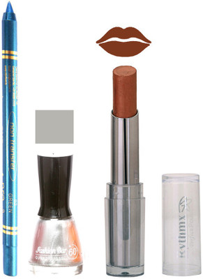 Rythmx Lipstick , Nail Polish And Turquoise Blue Kajal Makeup Combo 1099(Set of 3)
Rythmx Lipstick , Nail Polish And Turquoise Blue Kajal Makeup Combo 1099(Set of 3)