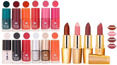 Aroma Care Lot of 12-piece Surprise Nail Polish Set and Rythm Lipsticks Combo 83(Set of 16)
Aroma Care Lot of 12-piece Surprise Nail Polish Set and Rythm Lipsticks Combo 83(Set of 16)