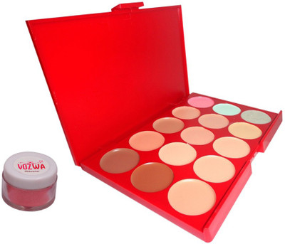 Vozwa Reddish Shimmer Powder with Concealer(Set of 2)