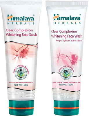 Himalaya Clear Complexion Whitening Scrub & Face Wash(Set of 2) 
Himalaya Clear Complexion Whitening Scrub & Face Wash(Set of 2)