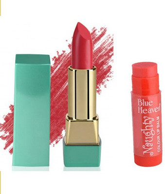 Blue Heaven Mintz Glossy Lipstick (Red Cherry) & Naughty Color Lip Balm (Strawberry)(Set of 2)
Blue Heaven Mintz Glossy Lipstick (Red Cherry) & Naughty Color Lip Balm (Strawberry)(Set of 2)