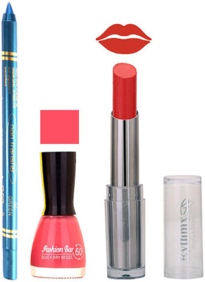 Rythmx Lipstick , Nail Polish And Turquoise Blue Kajal Makeup Combo 1155(Set of 3)
Rythmx Lipstick , Nail Polish And Turquoise Blue Kajal Makeup Combo 1155(Set of 3)