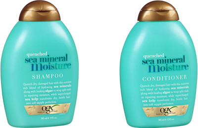 OGX Quenched Sea minerals Moisture Conditioner and Shampoo ( Organix )(Set of 2)
OGX Quenched Sea minerals Moisture Conditioner and Shampoo ( Organix )(Set of 2)