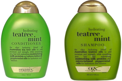 OGX Hydrating + Teatree Mint ( Organix ) Shampoo and Conditioner(Set of 2)