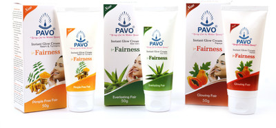 Pavo Papaya & Aloe vera & Neem Teumeric En Rich Fairness cream (Pack of 3)(Set of 3)
Pavo Papaya & Aloe vera & Neem Teumeric En Rich Fairness cream (Pack of 3)(Set of 3)