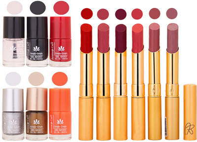 Aroma Care 6 Nail Polish Set Rythm 6 Pcs Lipstick 6 Awesome Color for Fashion Women 2332017115(Set of 12)
Aroma Care 6 Nail Polish Set Rythm 6 Pcs Lipstick 6 Awesome Color for Fashion Women 2332017115(Set of 12)