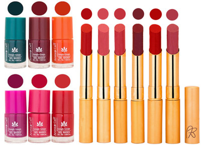 Aroma Care Famous Combo of Nail Polish with Rythm Long Lasting Lipstick Sets 183201746(Set of 12)
Aroma Care Famous Combo of Nail Polish with Rythm Long Lasting Lipstick Sets 183201746(Set of 12)