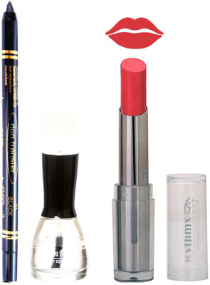 Rythmx Lipstick , Nail Polish And Stay On Black Kajal Makeup Combo 988(Set of 3)
Rythmx Lipstick , Nail Polish And Stay On Black Kajal Makeup Combo 988(Set of 3)