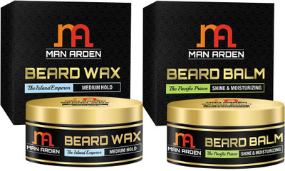 Man Arden Beard & Mustache Wax (The Island Emperor) + Beard & Mustache Balm (The Pacific Prince)(Set of 2)
Man Arden Beard & Mustache Wax (The Island Emperor) + Beard & Mustache Balm (The Pacific Prince)(Set of 2)