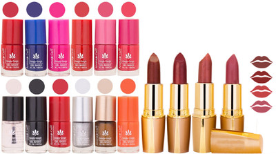 Aroma Care Lot of 12-piece Surprise Nail Polish Set and Rythm Lipsticks Combo 36(Set of 16)
Aroma Care Lot of 12-piece Surprise Nail Polish Set and Rythm Lipsticks Combo 36(Set of 16)