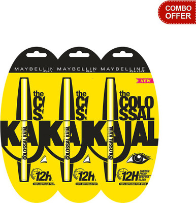 Maybelline The Colossal Kajal(Set of 3)