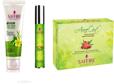 Saffire Acne Care Kit(Set of 3)