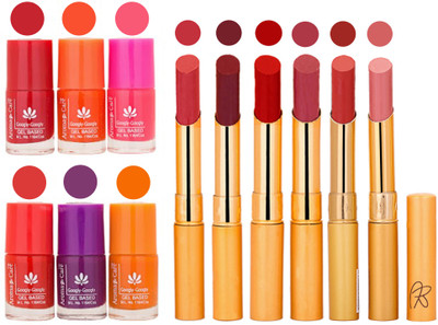 Aroma Care Nail Polish Set and Rythm Lipstick Sets ( Modern Shades) 1803201787(Set of 12)
Aroma Care Nail Polish Set and Rythm Lipstick Sets ( Modern Shades) 1803201787(Set of 12)