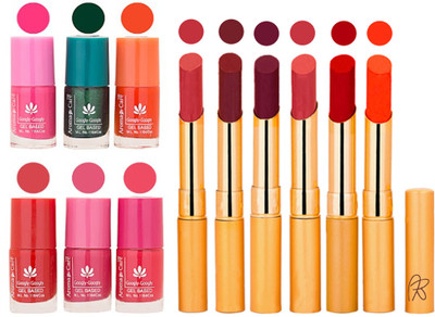 Aroma Care Perfect Combo of Nail Polish and Rythm Lipstick Popular Shades in Wholesale Rate 2332017090(Set of 12)
Aroma Care Perfect Combo of Nail Polish and Rythm Lipstick Popular Shades in Wholesale Rate 2332017090(Set of 12)