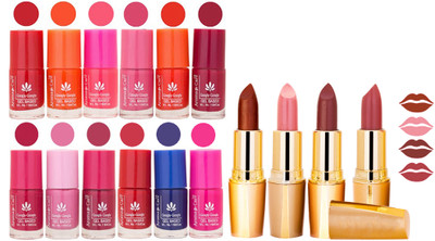 Aroma Care Lot of 12-piece Surprise Nail Polish Set and Rythm Lipsticks Combo 87(Set of 16)
Aroma Care Lot of 12-piece Surprise Nail Polish Set and Rythm Lipsticks Combo 87(Set of 16)