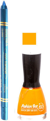 Fashion Bar Light Purple Nail Polish With Pro Non Transfer Turquoise Blue Kajal 104(Set of 2)
Fashion Bar Light Purple Nail Polish With Pro Non Transfer Turquoise Blue Kajal 104(Set of 2)