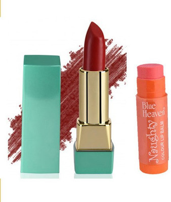 Blue Heaven Mintz Glossy Lipstick (Radiant Red) & Naughty Color Lip Balm (Orange)(Set of 2)
Blue Heaven Mintz Glossy Lipstick (Radiant Red) & Naughty Color Lip Balm (Orange)(Set of 2)