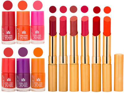 Aroma Care Nail Polish Set and Rythm Lipstick Sets ( Modern Shades) 1803201731(Set of 12)
Aroma Care Nail Polish Set and Rythm Lipstick Sets ( Modern Shades) 1803201731(Set of 12)