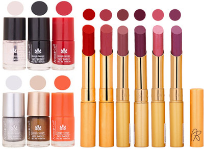 Aroma Care 6 Nail Polish Set Rythm 6 Pcs Lipstick 6 Awesome Color for Fashion Women 2332017125(Set of 12)
Aroma Care 6 Nail Polish Set Rythm 6 Pcs Lipstick 6 Awesome Color for Fashion Women 2332017125(Set of 12)