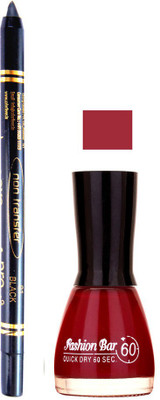 Fashion Bar 27 07 2016 52 Mauve Nail Polish With Pro Non Transfer Kajal(Set of 2)
Fashion Bar 27 07 2016 52 Mauve Nail Polish With Pro Non Transfer Kajal(Set of 2)