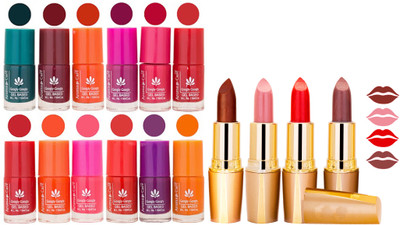 Aroma Care Lot of 12-piece Surprise Nail Polish Set and Rythm Lipsticks Combo 96(Set of 16)
Aroma Care Lot of 12-piece Surprise Nail Polish Set and Rythm Lipsticks Combo 96(Set of 16)