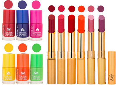 Aroma Care Makeup Women Nail Polish and Exclusive Long Lasting Lipstick Set 37(Set of 12)
Aroma Care Makeup Women Nail Polish and Exclusive Long Lasting Lipstick Set 37(Set of 12)