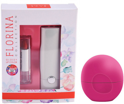 Blue Heaven Florina Glossy Lipstick (Coral Red) & Lip Balm Bubble Gum (8 GM)(Set of 2)
Blue Heaven Florina Glossy Lipstick (Coral Red) & Lip Balm Bubble Gum (8 GM)(Set of 2)