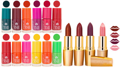 Aroma Care Lot of 12-piece Surprise Nail Polish Set and Rythm Lipsticks Combo 59(Set of 16)
Aroma Care Lot of 12-piece Surprise Nail Polish Set and Rythm Lipsticks Combo 59(Set of 16)