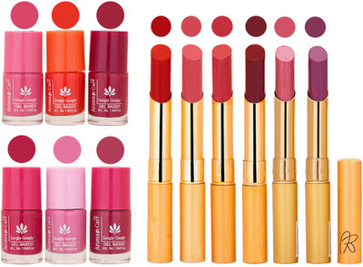 Aroma Care Quick Dry Nail Polish and Rythm Lipstick Combo 1803201915(Set of 12)
Aroma Care Quick Dry Nail Polish and Rythm Lipstick Combo 1803201915(Set of 12)