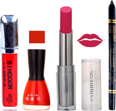 Rythmx Lipstick Sindoor,Nail Polish,Black Kajal Makeup Pack Combo 675(Set of 4)
Rythmx Lipstick Sindoor,Nail Polish,Black Kajal Makeup Pack Combo 675(Set of 4)