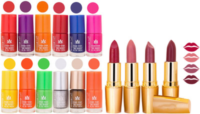 Aroma Care Gel Nail Polish Set Quick Dry, Long Lasting and Creamy Matte Lipstick Combo 1142(Set of 16)
Aroma Care Gel Nail Polish Set Quick Dry, Long Lasting and Creamy Matte Lipstick Combo 1142(Set of 16)