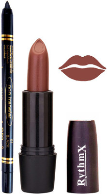 Rythmx Choclate Brown Mauve Lipstick And Pro Non Transfer Black Kajal 38104(Set of 2)
Rythmx Choclate Brown Mauve Lipstick And Pro Non Transfer Black Kajal 38104(Set of 2)