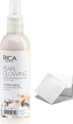 Rica Pearl Glowing After Wax Lotion With Facial Tissue(Set of 1)