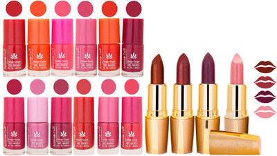 Aroma Care Lot of 12-piece Surprise Nail Polish Set and Rythm Lipsticks Combo 69(Set of 16)
Aroma Care Lot of 12-piece Surprise Nail Polish Set and Rythm Lipsticks Combo 69(Set of 16)