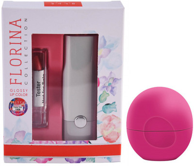 Blue Heaven Florina Glossy Lipstick (Cerise Pink) & Lip Balm Bubble Gum (8 GM)(Set of 2)
Blue Heaven Florina Glossy Lipstick (Cerise Pink) & Lip Balm Bubble Gum (8 GM)(Set of 2)
