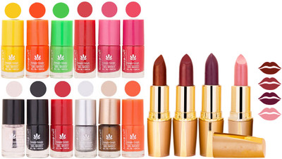 Aroma Care Lot of 12-piece Surprise Nail Polish Set and Rythm Lipsticks Combo 75(Set of 16)
Aroma Care Lot of 12-piece Surprise Nail Polish Set and Rythm Lipsticks Combo 75(Set of 16)