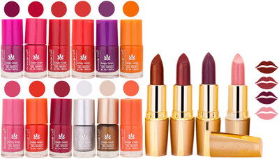 Aroma Care Lot of 12-piece Surprise Nail Polish Set and Rythm Lipsticks Combo 65(Set of 16)
Aroma Care Lot of 12-piece Surprise Nail Polish Set and Rythm Lipsticks Combo 65(Set of 16)