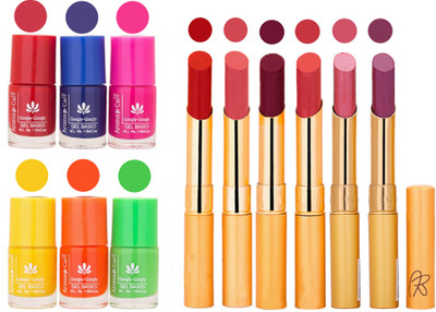Aroma Care Makeup Women Nail Polish and Exclusive Long Lasting Lipstick Set 64(Set of 12)
Aroma Care Makeup Women Nail Polish and Exclusive Long Lasting Lipstick Set 64(Set of 12)