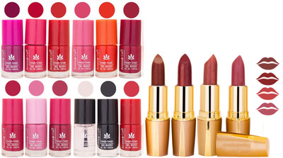 Aroma Care Lot of 12-piece Surprise Nail Polish Set and Rythm Lipsticks Combo 29(Set of 16)
Aroma Care Lot of 12-piece Surprise Nail Polish Set and Rythm Lipsticks Combo 29(Set of 16)