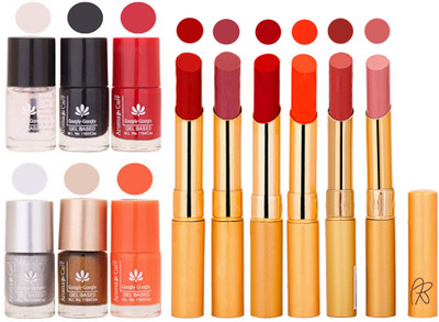 Aroma Care 6 Nail Polish Set Rythm 6 Pcs Lipstick 6 Awesome Color for Fashion Women 2332017124(Set of 12)
Aroma Care 6 Nail Polish Set Rythm 6 Pcs Lipstick 6 Awesome Color for Fashion Women 2332017124(Set of 12)