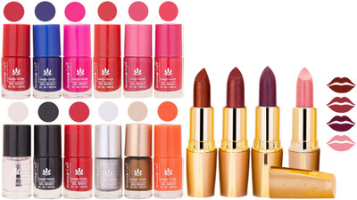 Aroma Care Lot of 12-piece Surprise Nail Polish Set and Rythm Lipsticks Combo 74(Set of 16)
Aroma Care Lot of 12-piece Surprise Nail Polish Set and Rythm Lipsticks Combo 74(Set of 16)