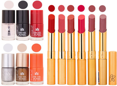 Aroma Care 6 Nail Polish Set Rythm 6 Pcs Lipstick 6 Awesome Color for Fashion Women 2332017071(Set of 12)
Aroma Care 6 Nail Polish Set Rythm 6 Pcs Lipstick 6 Awesome Color for Fashion Women 2332017071(Set of 12)