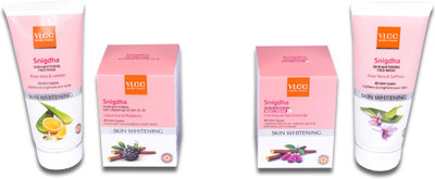 VLCC Snigdha Skin Whitening Day Cream & Skin Whitening Night Cream & Face Wash And Face Mask(Set of 3)
VLCC Snigdha Skin Whitening Day Cream & Skin Whitening Night Cream & Face Wash And Face Mask(Set of 3)