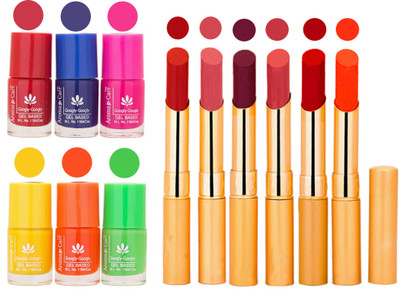 Aroma Care Makeup Women Nail Polish and Exclusive Long Lasting Lipstick Set 62(Set of 12)
Aroma Care Makeup Women Nail Polish and Exclusive Long Lasting Lipstick Set 62(Set of 12)