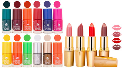 Aroma Care Lot of 12-piece Surprise Nail Polish Set and Rythm Lipsticks Combo 158(Set of 16)
Aroma Care Lot of 12-piece Surprise Nail Polish Set and Rythm Lipsticks Combo 158(Set of 16)