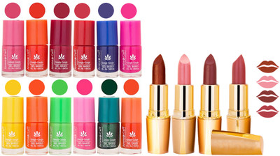 Aroma Care Lot of 12-piece Surprise Nail Polish Set and Rythm Lipsticks Combo 92(Set of 16)
Aroma Care Lot of 12-piece Surprise Nail Polish Set and Rythm Lipsticks Combo 92(Set of 16)