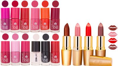 Aroma Care Lot of 12-piece Surprise Nail Polish Set and Rythm Lipsticks Combo 105(Set of 16)
Aroma Care Lot of 12-piece Surprise Nail Polish Set and Rythm Lipsticks Combo 105(Set of 16)