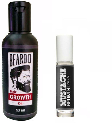 Beardo Growth and Roll onn(Set of 2)