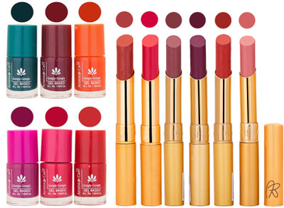Aroma Care Famous Combo of Nail Polish with Rythm Long Lasting Lipstick Sets 183201851(Set of 12)
Aroma Care Famous Combo of Nail Polish with Rythm Long Lasting Lipstick Sets 183201851(Set of 12)